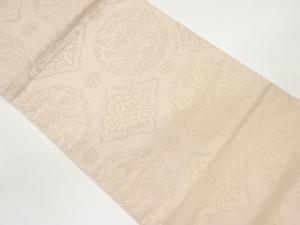 花丸文に花菱模様織出し袋帯